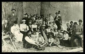 Group at Mirror Lake picnic