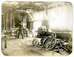 Machine shop at Granby smelter