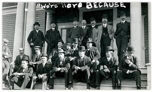 Board of Trade businessmen attending a convention in Greenwood, B.C.