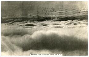 Above the clouds, Hedley, B.C., ca. 1923