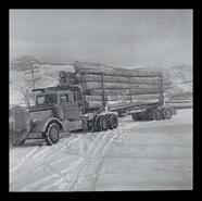 Eliot Brothers logging truck