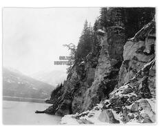 Before construction of Slocan - Silverton Road