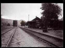 Shuswap railway station and water tower