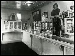 C.P.R. station lunch counter and news stand