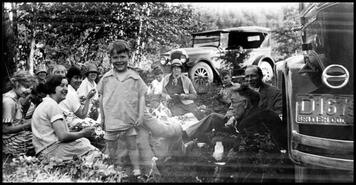Group at picnic