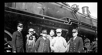 Railway train crew