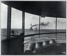 Escort of battleships