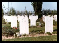 War cemetery in Ravenna, Italy