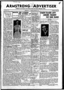 Armstrong Advertiser, October 28, 1937