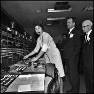 New switchboard at B.C. Telephone Co.