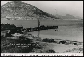 C.P.R. dock on Okanagan Lake