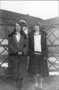 Gaie Taylor and Margaret Tatlow at St. Michael's School for Girls