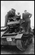 9th Armoured B.C. Dragoons tank training at Camp Borden