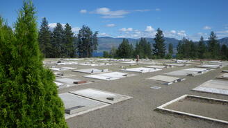 Westbank Cemetery : 3200 Elliott Road, West Kelowna, British Columbia, Canada.ﾠﾠ