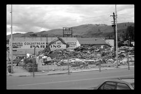 Coldstream Hotel block demolition