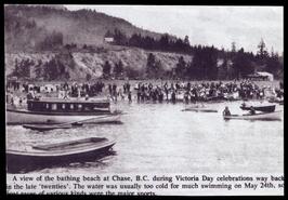Chase bathing beach on Victoria Day/May Day