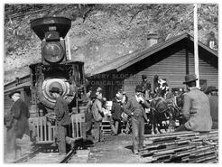 K&S steam engine at Sandon station