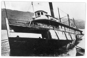 S.S. Kaslo sunk near Ainsworth on Kootenay Lake