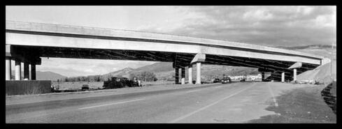 Completed Highway 97 overpass bridge