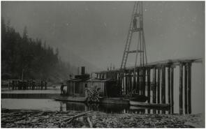 Building first railway bridge