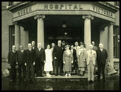 Lieutenant Governor Eric W. Hamber at Queen Victoria Hospital