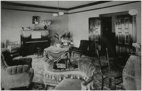 Music room of the C.P.R. Hotel Sicamous