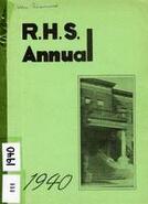 R.H.S. Annual, 1940
