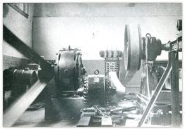 Machinery inside Granby smelter