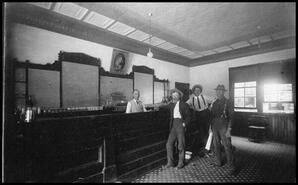 Interior of a saloon in an Ashcroft hotel