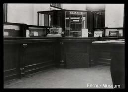 Interior of the Fernie Bank of Commerce