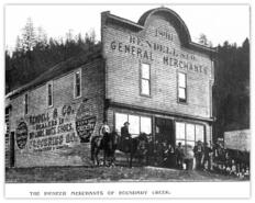 First Rendell & Co. store (corner Gov. & Greenwood. St.)