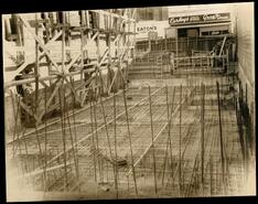 [Construction of unidentified store on Main Street]