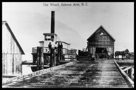 The wharf, Salmon Arm, B.C.