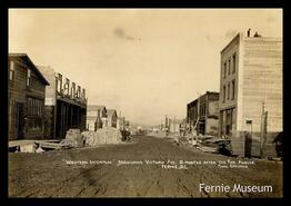 "'Western Enterprise' rebuilding Victoria Ave. two months after the fire"