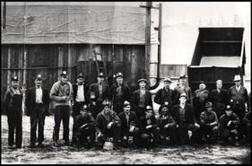 Group of coal miners  