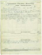 C.P.R. Revelstoke Division - Accident report [R-025 / Collisions / Albert Canyon, September 16, 1911]