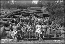 Members of the Bessette Sawmill & Box Factory staff, Lumby