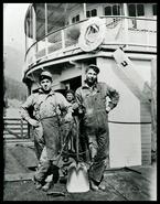 Crew on the S.S. Slocan