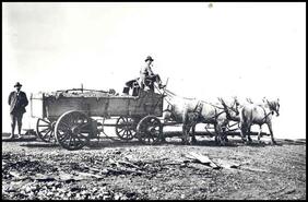 Ore wagon at the Top Mine in Kimberley