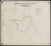 Map of Granby Consolidated Mining & Smelting & Power Co. Ltd. 