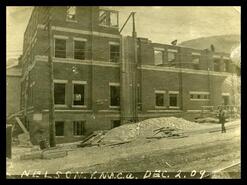 Construction of YMCA/Legion building on Stanley Street