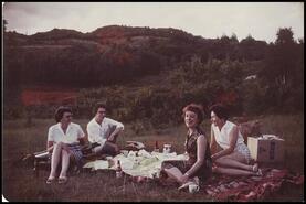 West Kootenay Health Unit staff members at a picnic