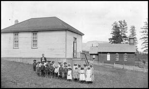 White Valley School (Tom A. Norris), Lumby's first school