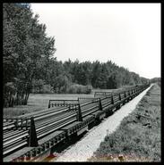 Continuous welded rail near Rennie, Ontario