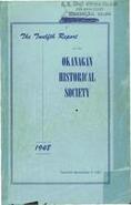 The twelfth report of the Okanagan Historical Society 1948
