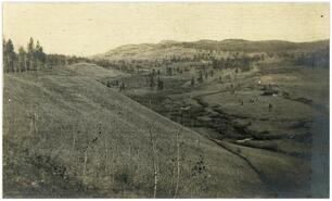 An outpost of Aspen Grove ranch between Princeton and Nicola as viewed during C.P.R. surveyor tour