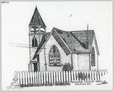 Benvoulin Church 1892 Kelowna B.C.