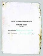 West Summerland Women's Institute Minute Book, 1914 - 1918