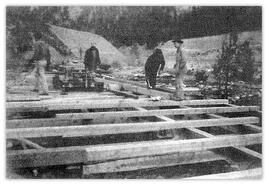 Cade Sawmill construction in Hedley