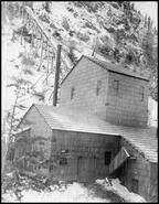 Building leading to the main shaft of the Cherryville mine